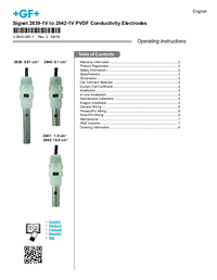 Thumbnail of document Manual - 2839-1V(D)-2842-1V(D) Conductivity/Resistivity Electrodes